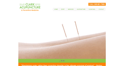Desktop Screenshot of clarkacupuncture.com